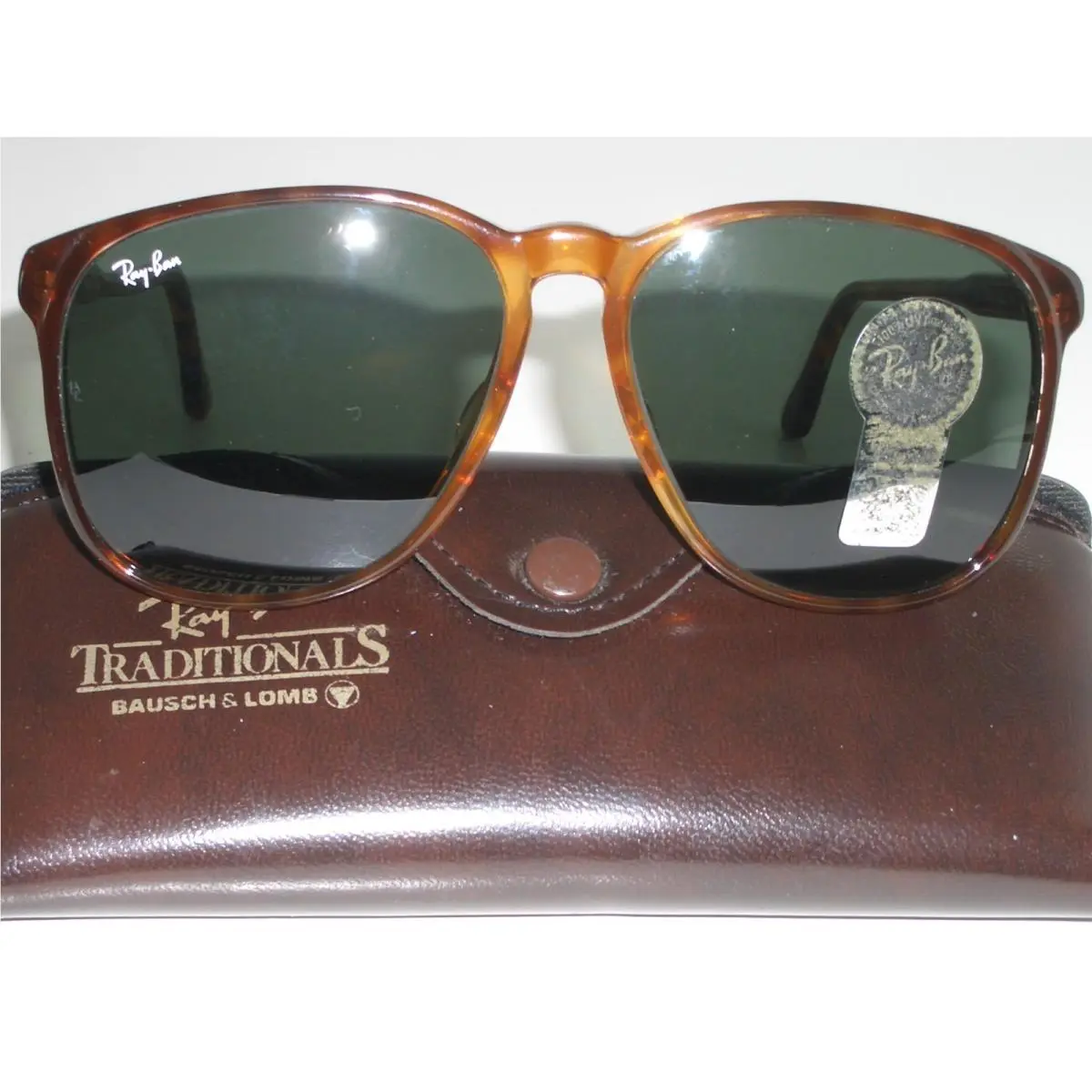 Burberry Vintage B L Ray Ban G15 UV Crystal Tortoise Style D Traditionals Sunglasses