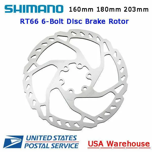 Shimano Deore Slx SM-RT66 Disc Brake 6-Bolt Rotor 160mm 180mm 203mm 220mm Mtb