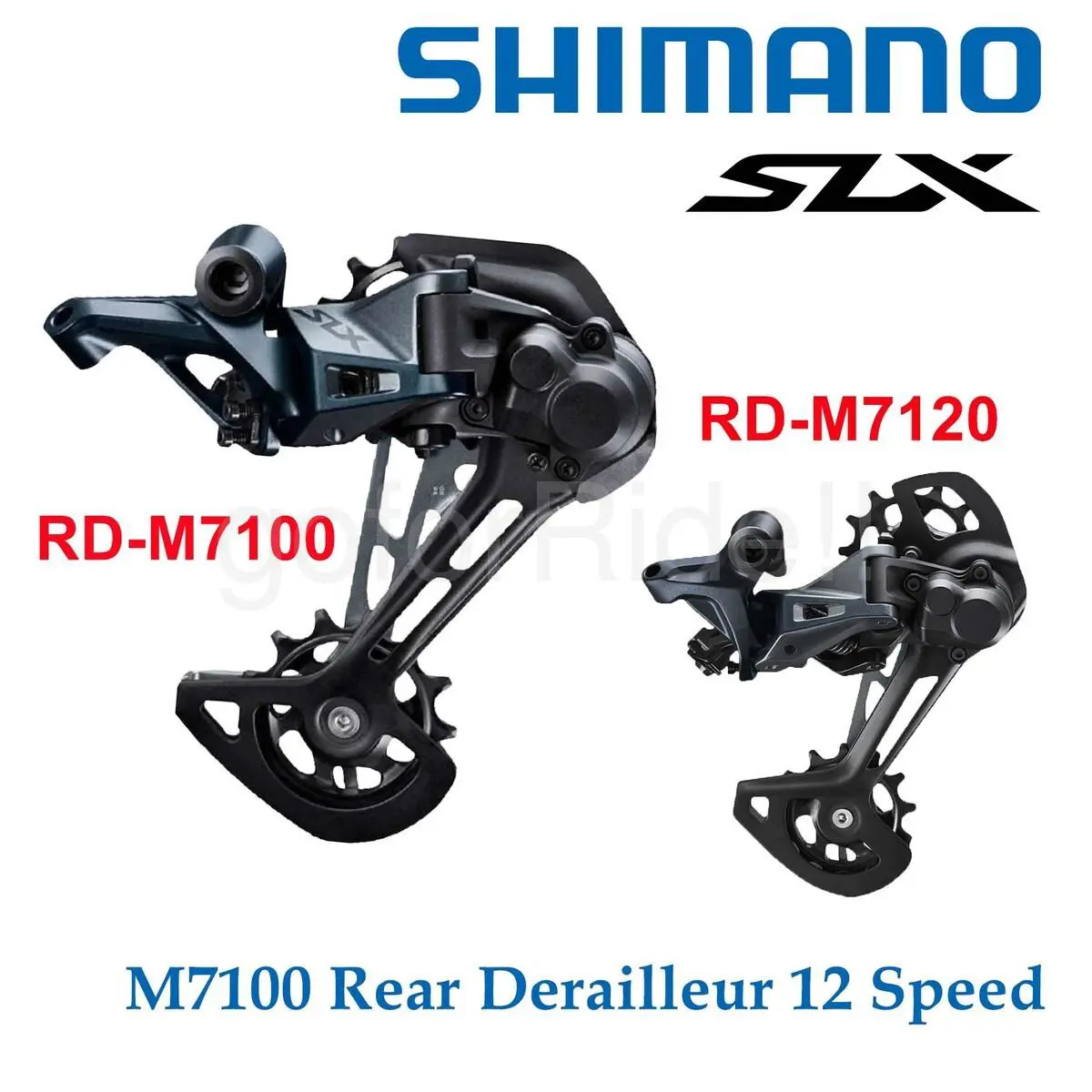 Shimano Slx RD-M7100 / M7120-SGS Mtb Bike Rear Derailleur 1/2x12S Long Cage