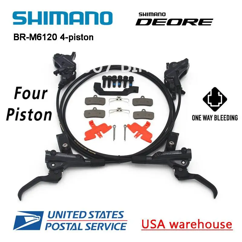 Shimano  - Deore M6100 Series - Deore Series - BL-M6100 BR-M6120 - Black 1
