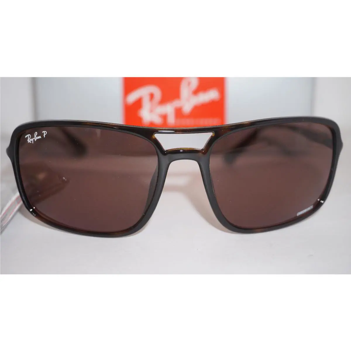 Ray Ban Sunglasses Havana Purple Polarized RB4375 710/BC 6 18 130