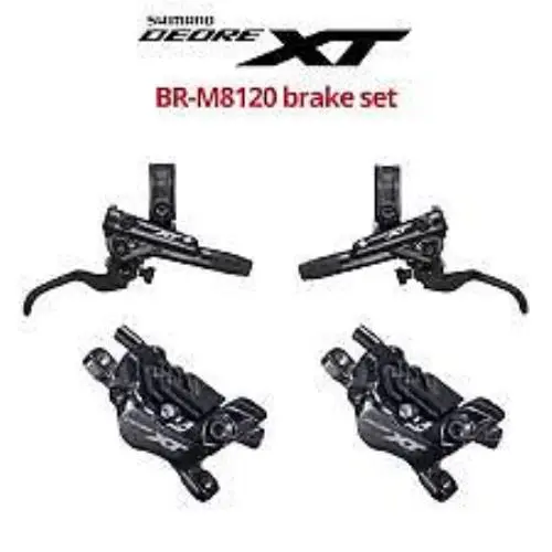 Shimano XT BL-M8100 BR-M8120 4 Pistons Disc Ice Tech Hydraulic Brake Set