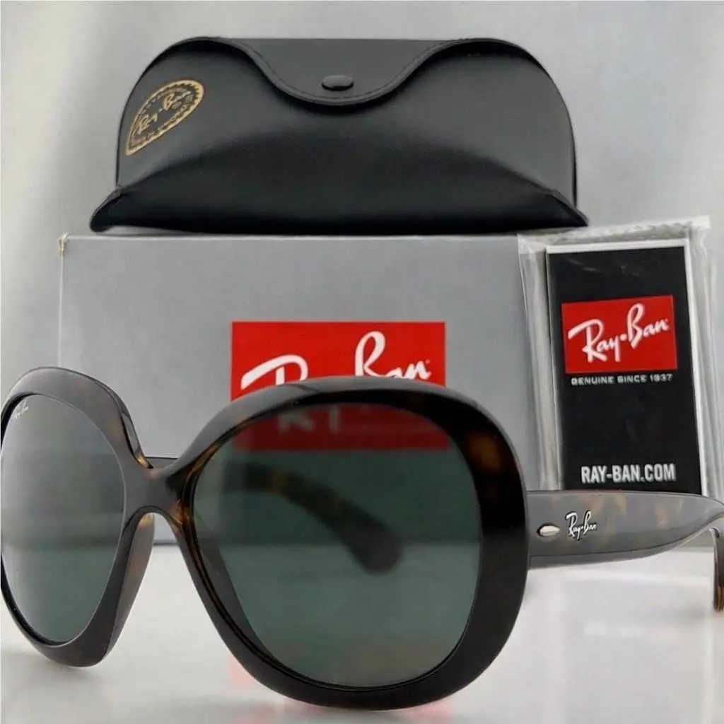 Ray-ban Jackie Ohh II Tortoise/ Green G15 60mm Sunglasses RB4098