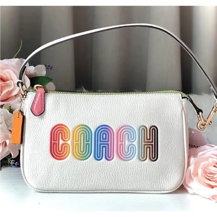 Coach Nolita 19 Leather Rainbow Purse or Wristlet