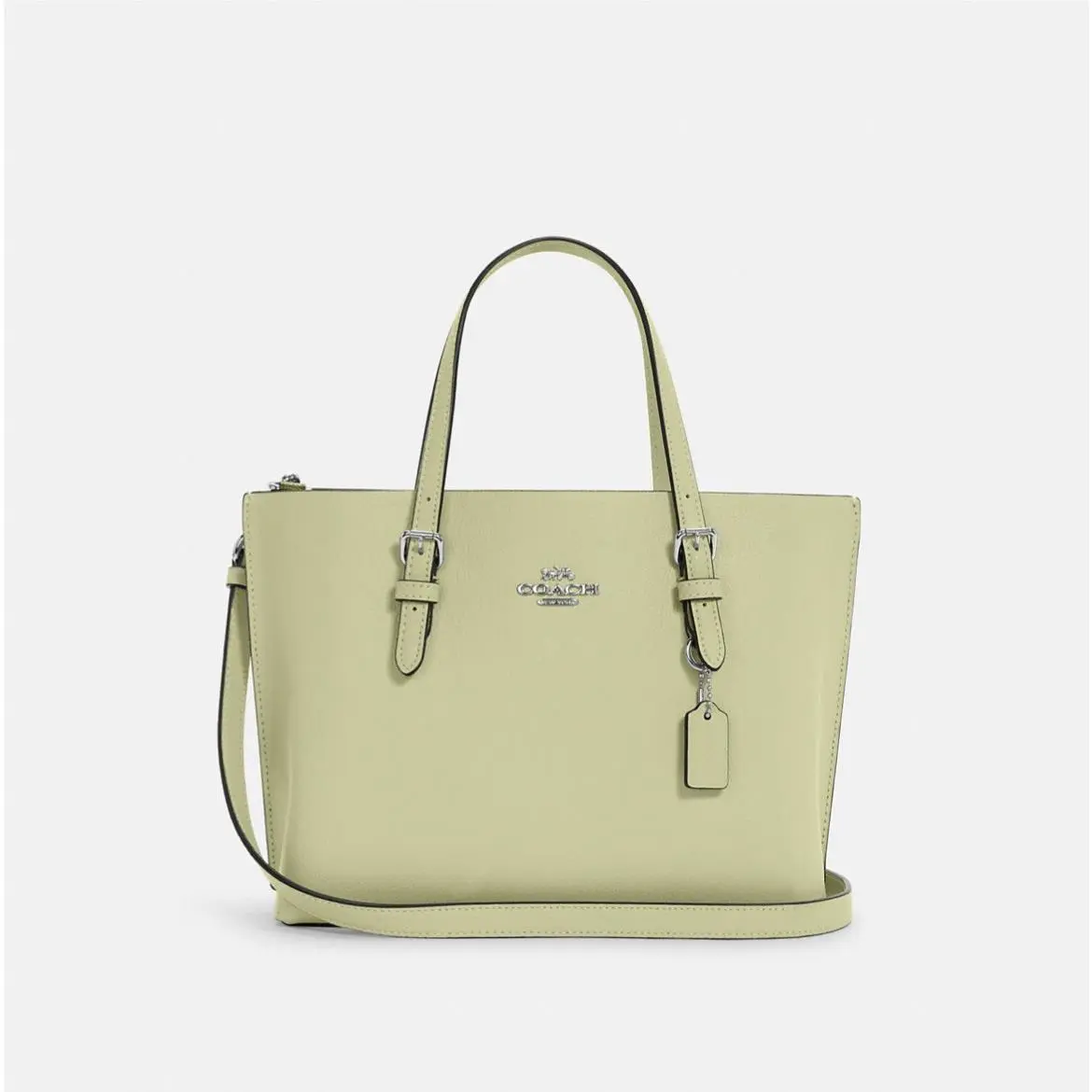 Mollie Tote Small 25 Sv/pale Lime by Coach