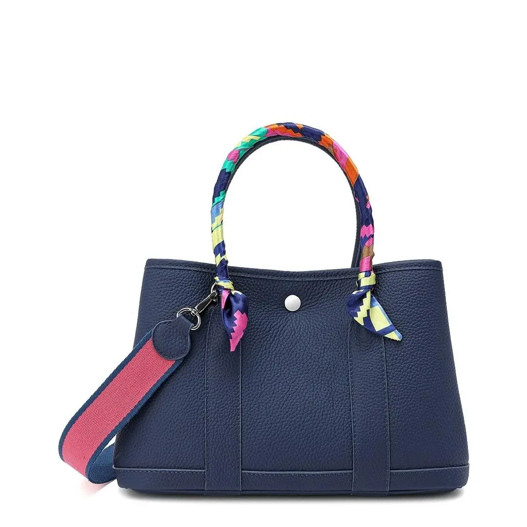 Coach Tiffany Fred Paris Fold-over Smooth Leather Crossbody Women`s Navy