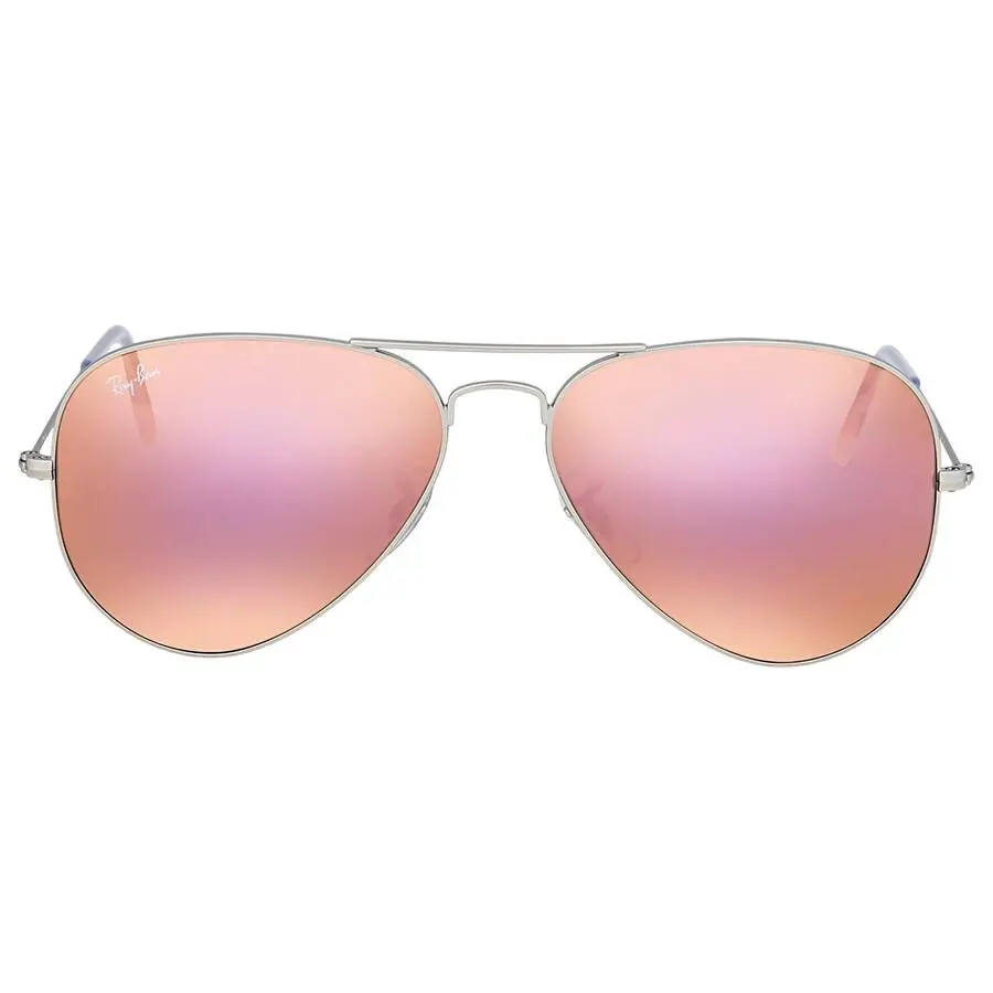 Ray-ban RB3025 019/Z2 Aviator Large Metal Silver Copper Flash Sunglasses 58-14