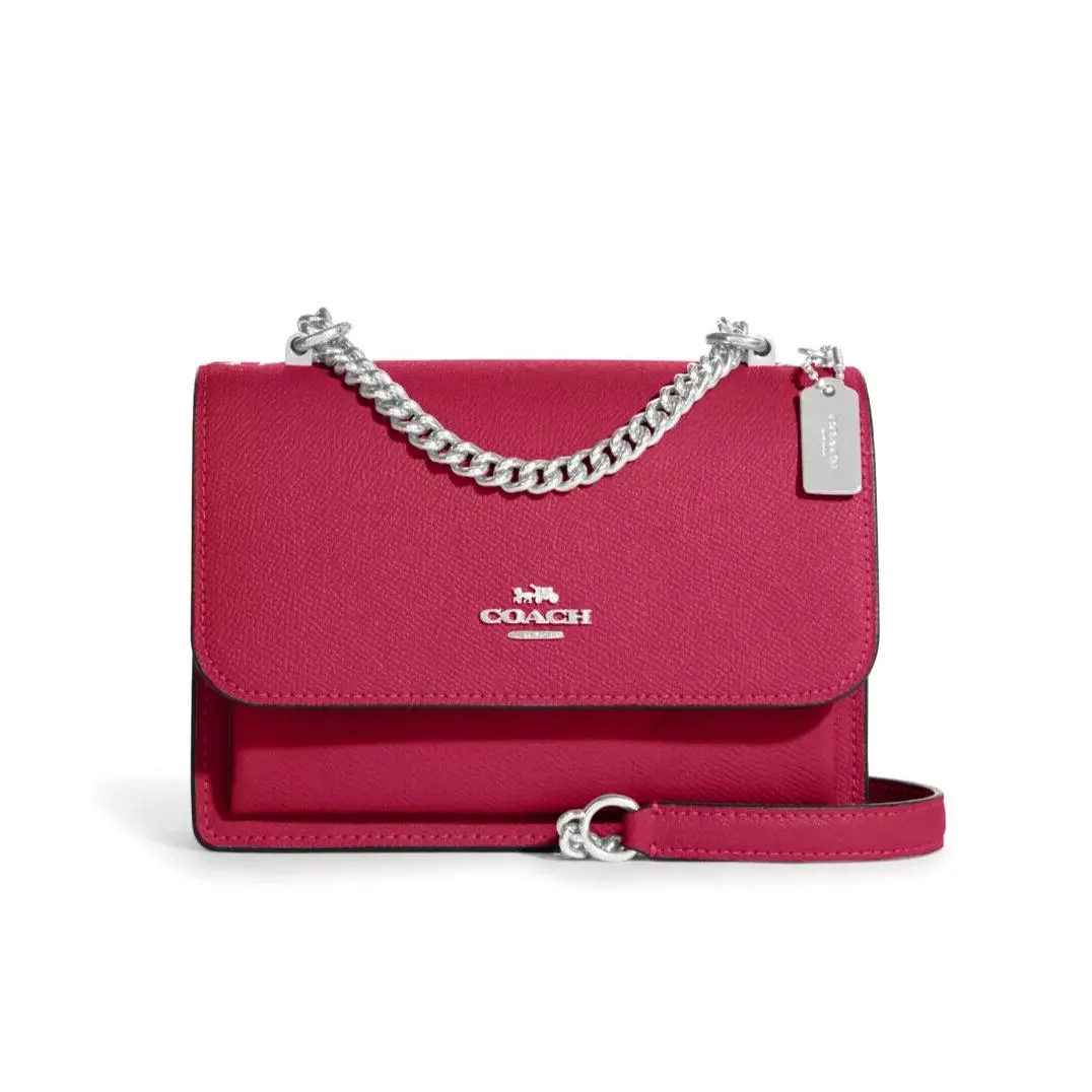 Coach Klare Mini Crossbody Leather Purse Bright Violet C9949 Nip