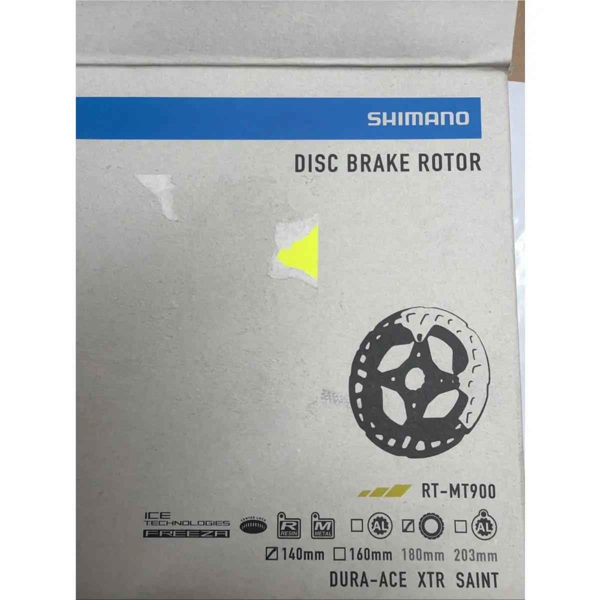 Shimano RT-MT900 140mm Center Lock Disc Brake Rotor Dura-ace Xtr Saint Freeza