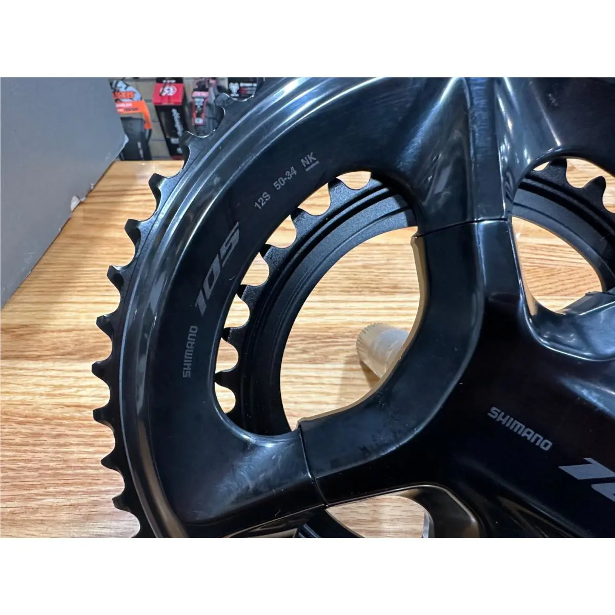 Shimano  - Shimano FC-R7100 105 Double Crankset - IFCR7100EX04 - Black (UPC: 192790172514) 3