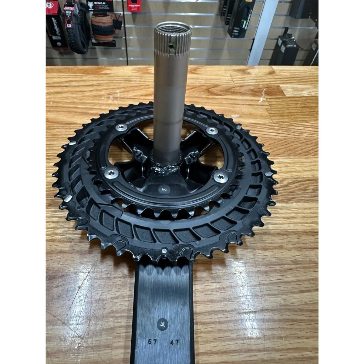Shimano  - Shimano FC-R7100 105 Double Crankset - IFCR7100EX04 - Black (UPC: 192790172514) 5