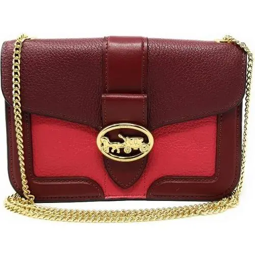 Coach Georgie Oxblood Wine Shoulder or Crossbody Bag