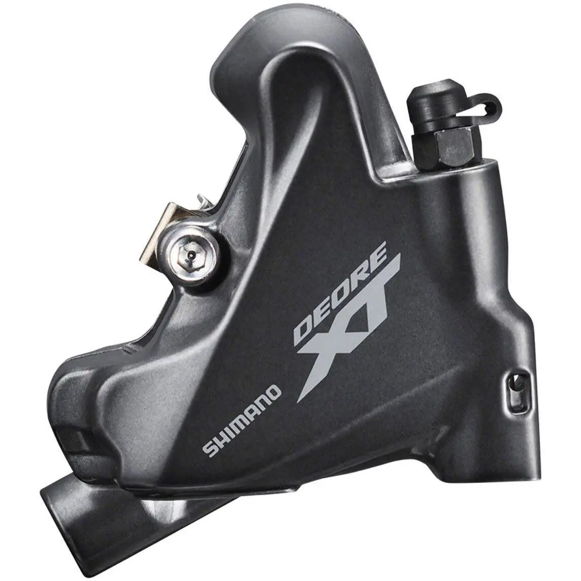 Shimano XT BR-M8110 Disc Brake Caliper - 2-Piston Rear Only Flat-mount Metal Pad