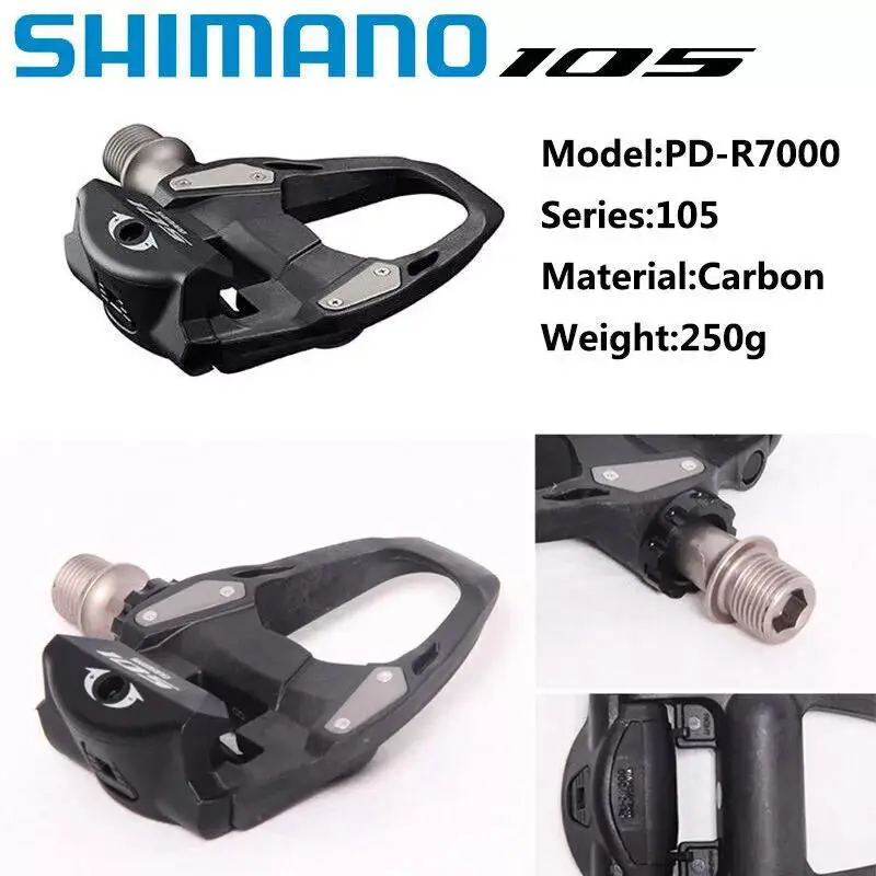 Shimano  - SHIMANO 105 PD-R7000 - EPDR7000 - Black (UPC: 0689228866287) 1