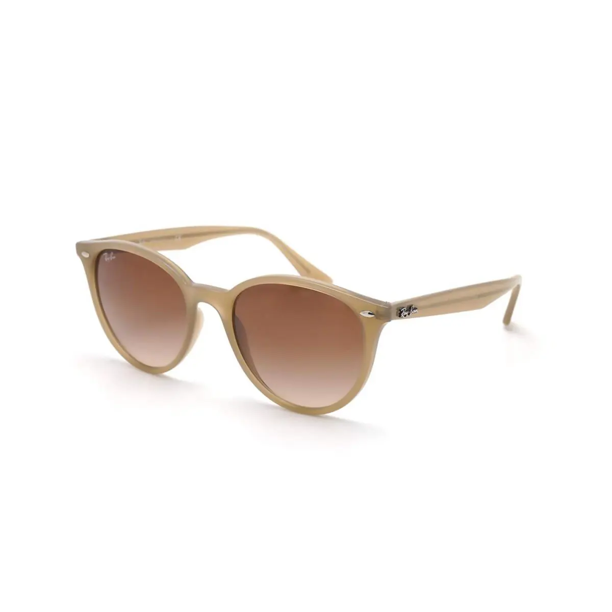 Ray-ban Sunglasses Unisex Beige Brown Oval 53mm 6616/13