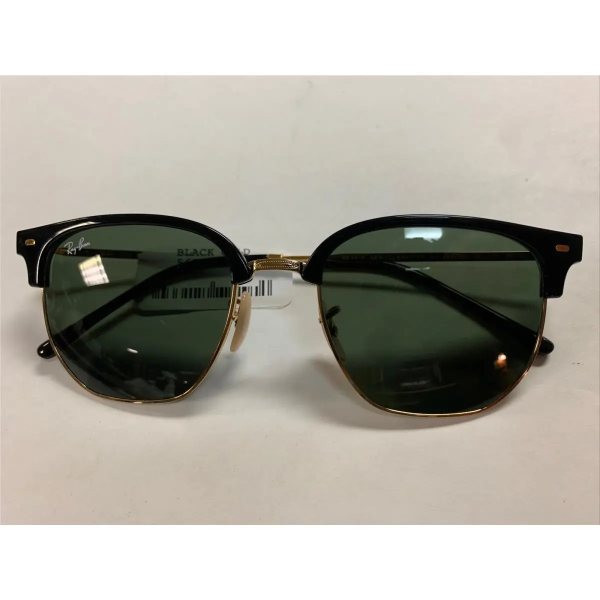 Ray Ban RB4416-601/31 Green Lens Black/gold Frame Sunglasses 53-20-145 by Ray-Ban
