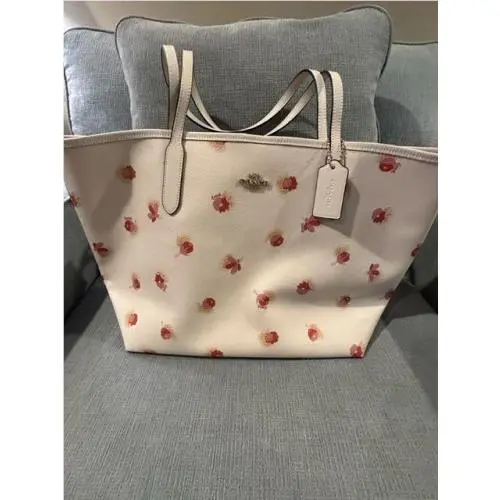 Coach Pop Floral Print City Tote IM / Chalk Multi C6431