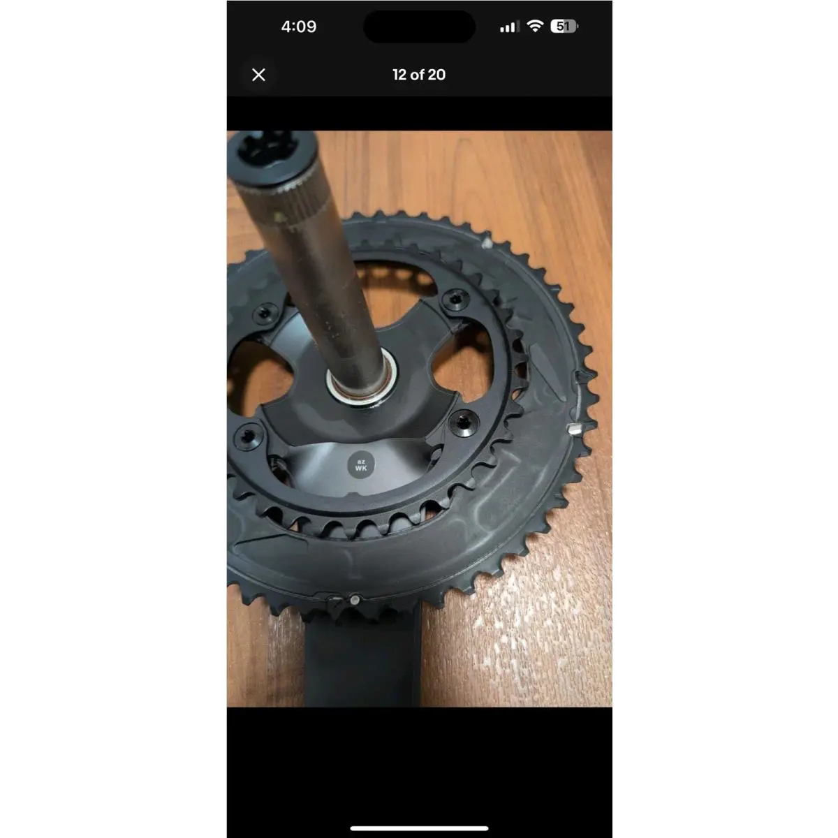 Shimano  - Ultegra FC-8100 12-Speed Crankset - Ultegra Crankset - IFCR8100DX26 - Black (UPC: 192790894058) 8