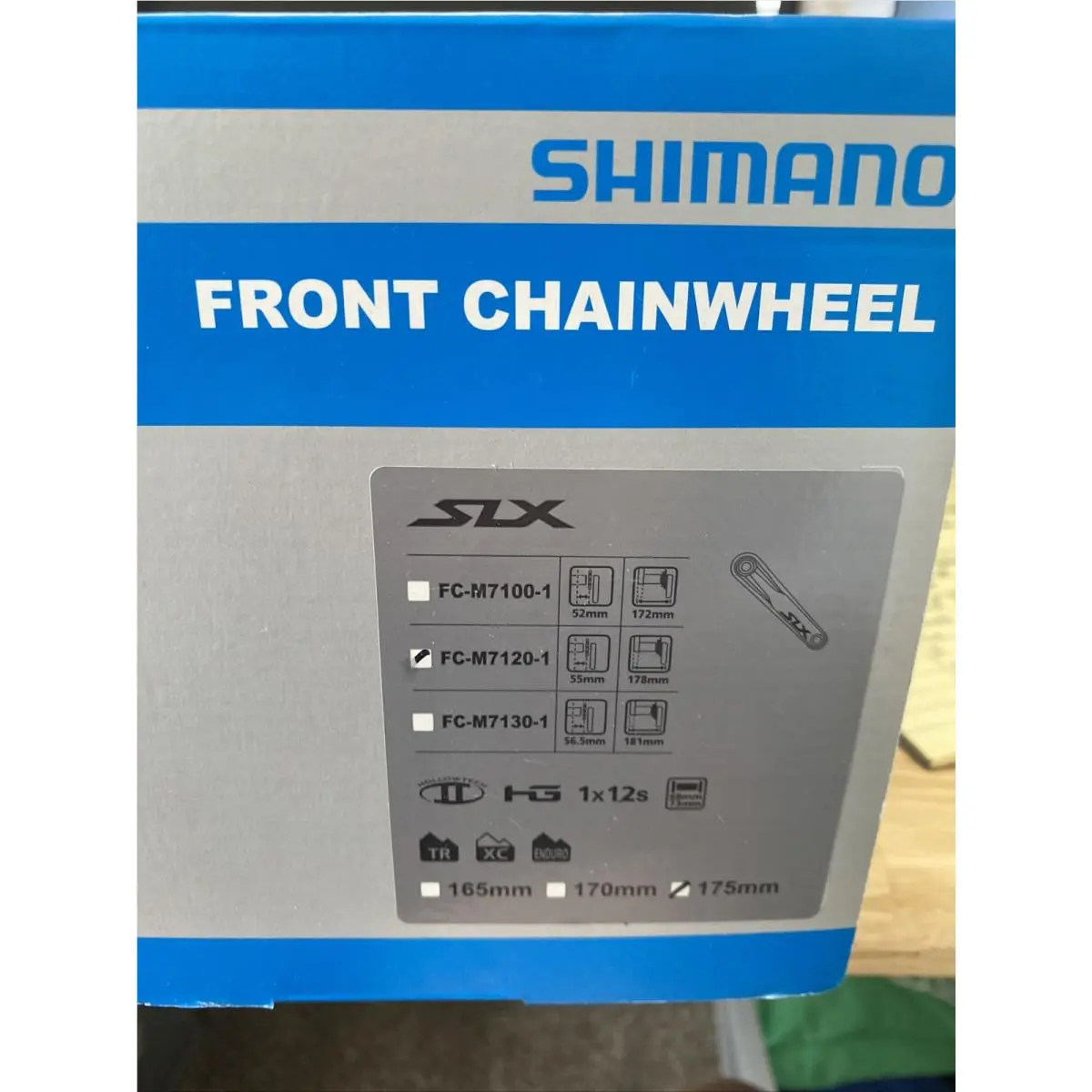 Shimano  - SLX FC-M7120 Crankset - SLX Crankset - IFCM71201EXXT - Black (UPC: 192790780511) 3
