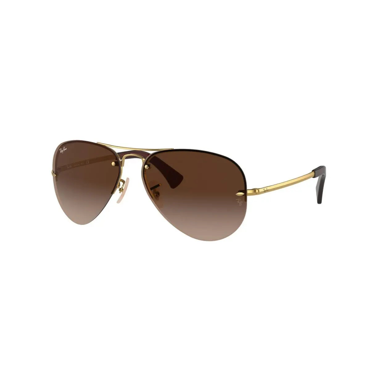 Ray-ban RB 3449 Arista Brown Gradient Dark Bro 001/13 Size 59 Sunglasses - Frame: Multicolor, Lens: Brown Gradient