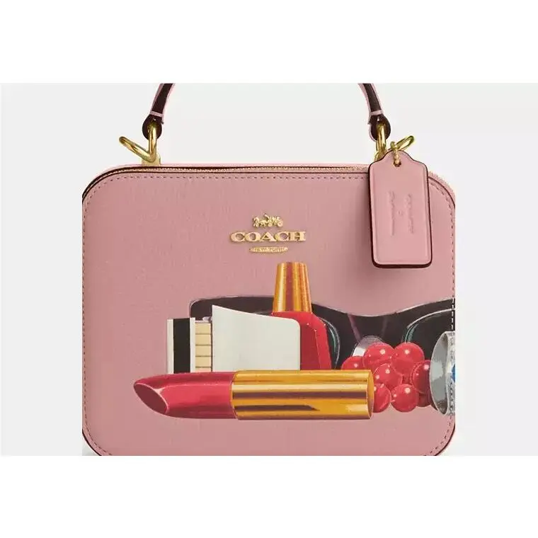 Coach X Tom Wesselmann Box Crossbody Leather CQ044 Light Pink