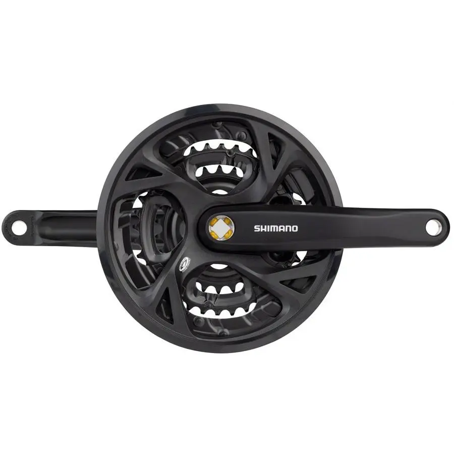 Shimano Acera FC-M371-L Crankset 175mm 9-Speed 48/36/26t Riveted Black