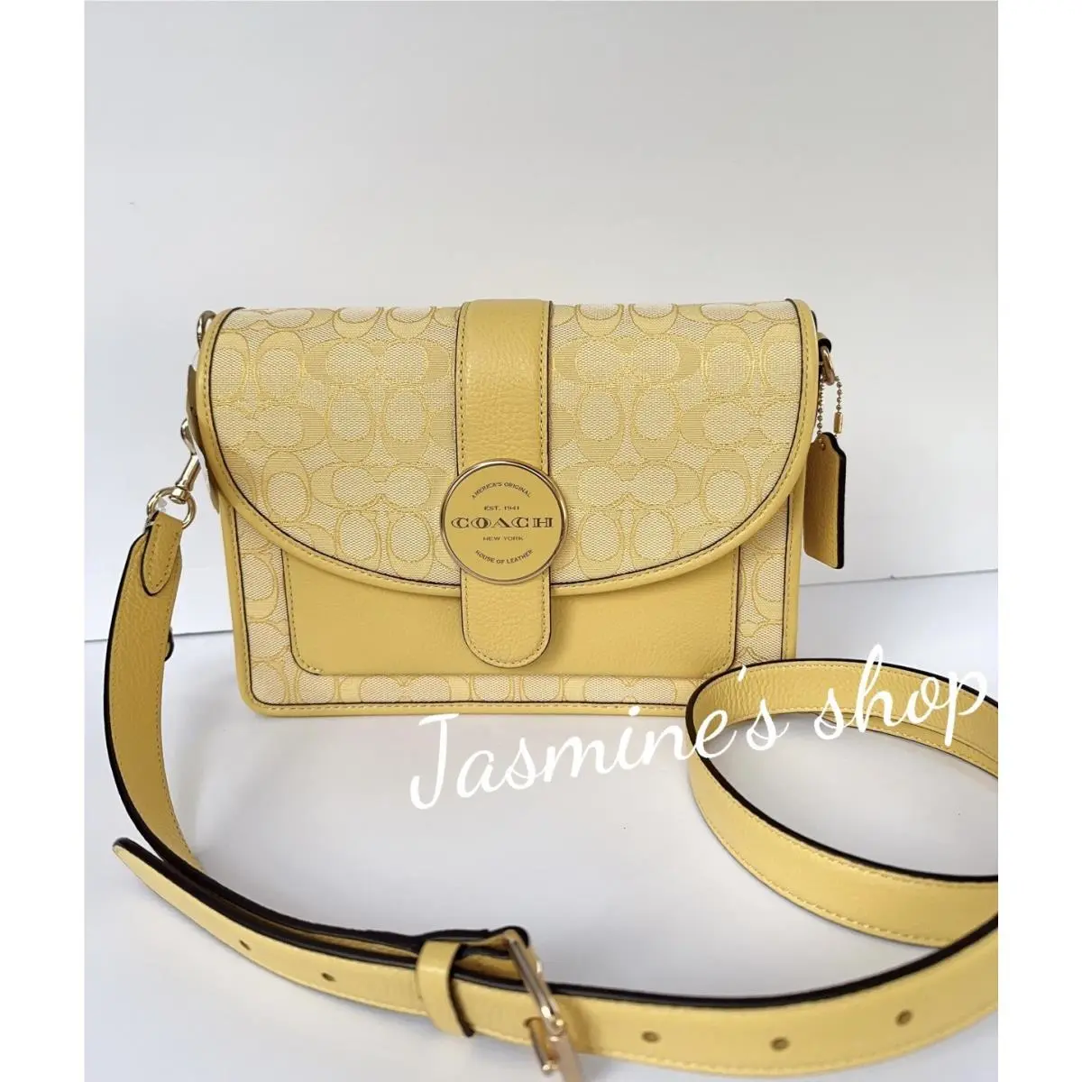 Coach Lonnie Crossbody In Signature Jacquard C8307