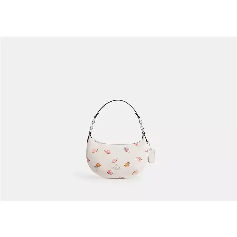 Coach Mini Payton Hobo Snail Print Shoulder Bag Purse CV275
