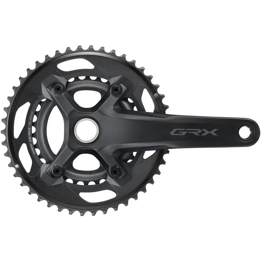 Shimano Grx FC-RX610-2 Crankset - 175mm 12-Speed 46/30t 110/80 Bcd Hollowtec