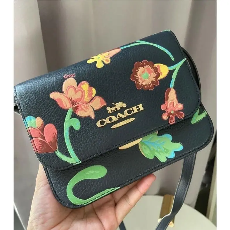 Coach C8757 Mini Brynn Crossbody with Dreamy Land/mystical Floral Print
