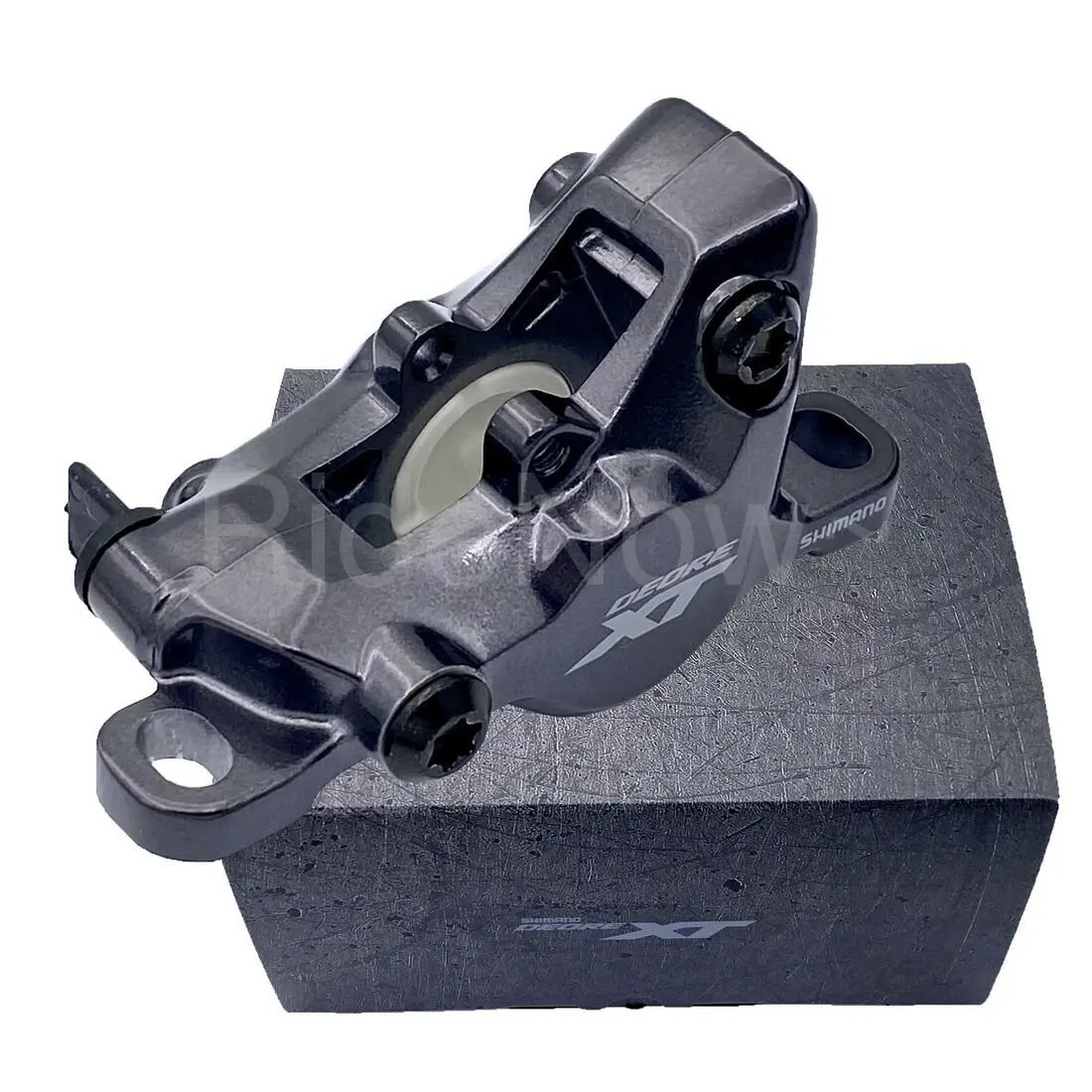 Shimano Deore XT BR-M8100 2-piston Bike Disc Brake Caliper w/G03A Resin Pads