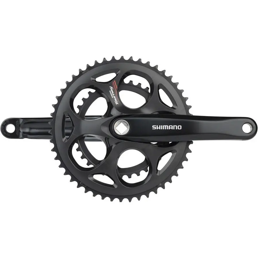 Shimano Tourney FC-A070 Crankset - 170mm 7/8-Speed 50/34t Riveted Square