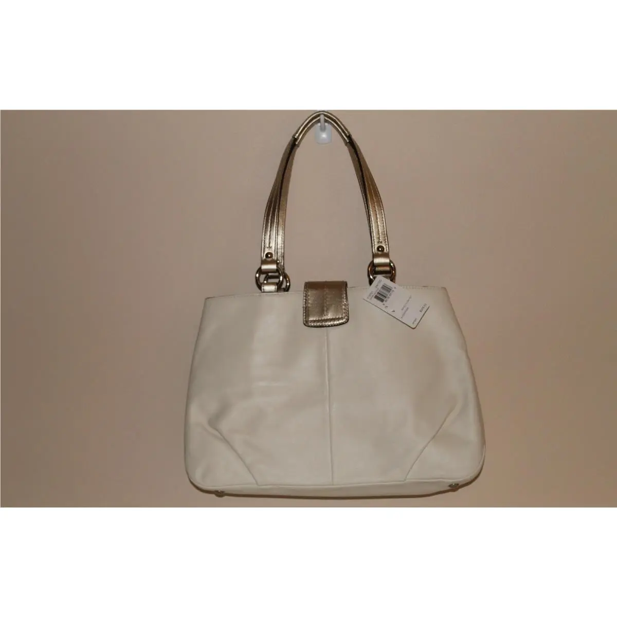 Coach Soho Leather White Tote F17216 Below Retail- Coach