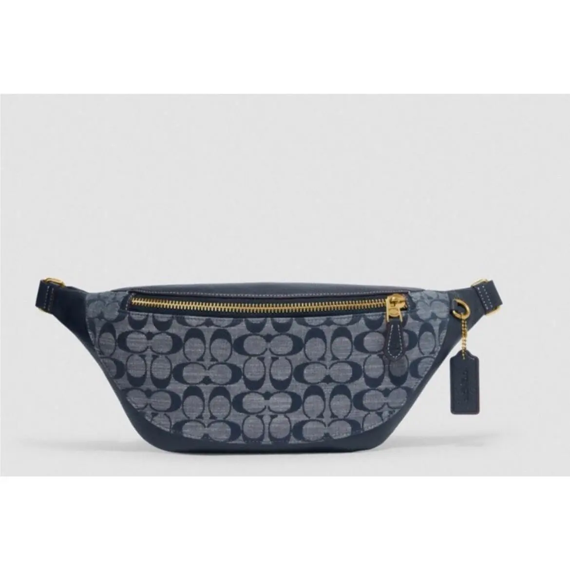 Coach Warren Belt Bag Chambray Brass/ Denim Style No C G 994