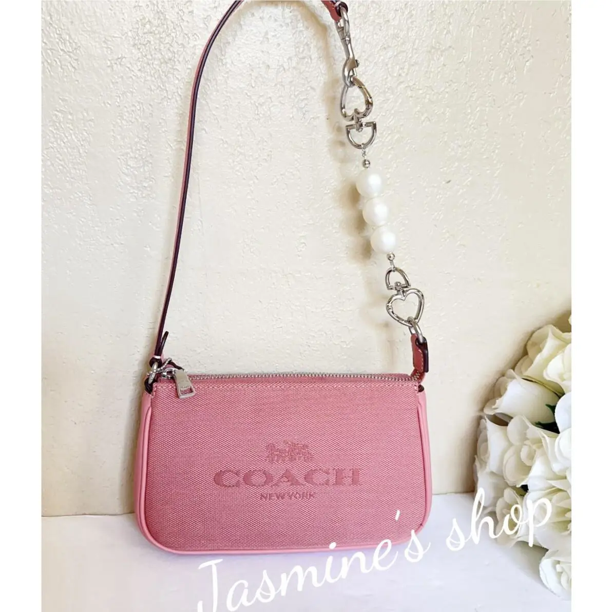 Coach Nolita 19 CU002 + Extender Pearl Cha