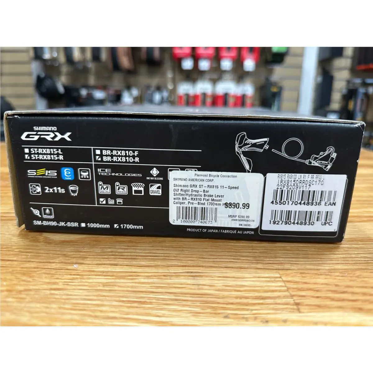 Shimano  - Shimano GRX ST-RX815 - GRX - ISTRX815R - Black 0