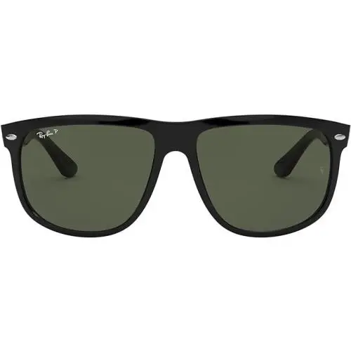 Ray-ban RB4147-601-58-60 Boyfriend Polarized Green Rectangular Men`s Sunglasses