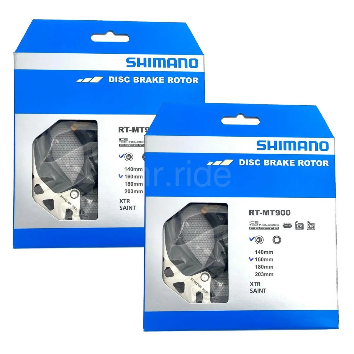 Shimano Xtr/saint Disc Brake Rotor RT-MT900 160mm Center Lock Ice Tech IRTMT900S