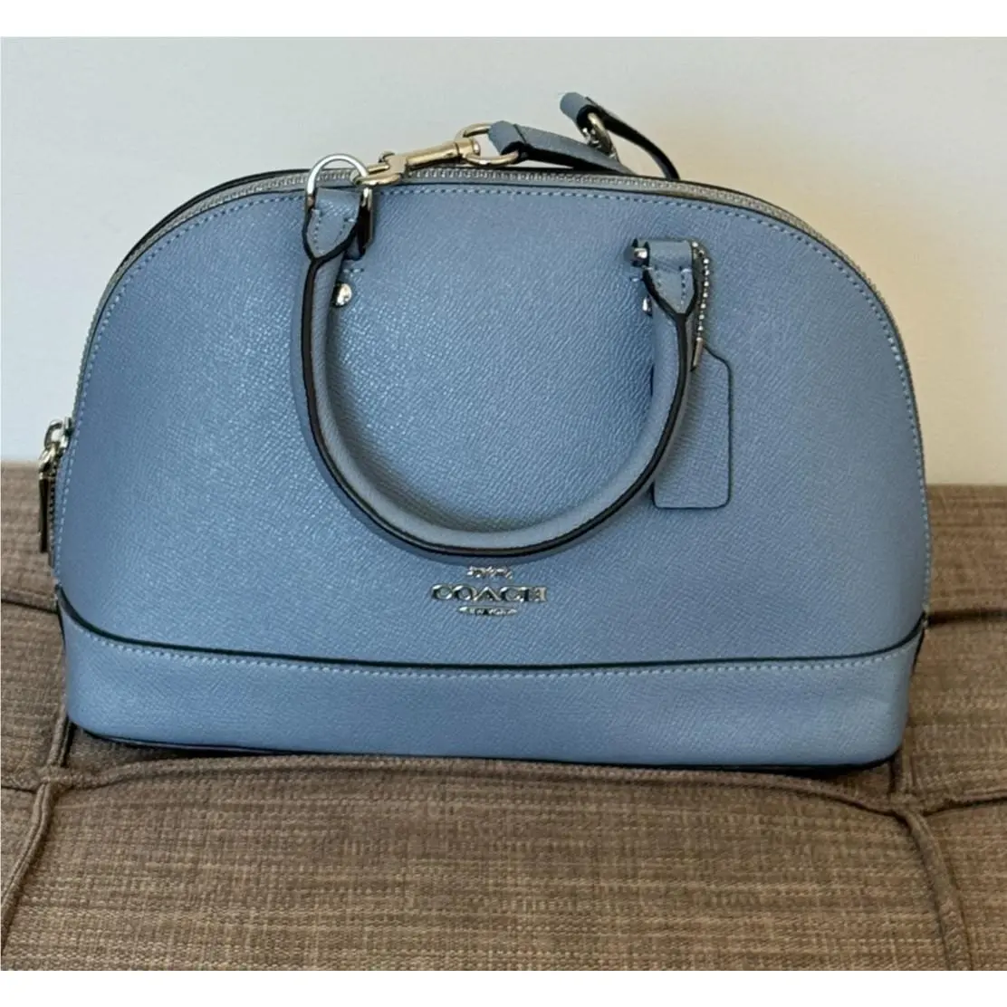 F27591 Mini Sierra Satchel Pool Blue by Coach