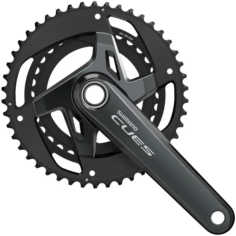 Shimano Cues FC-U8000-2 11-Speed Hollowtech II Crankset 46/32T For Trekking
