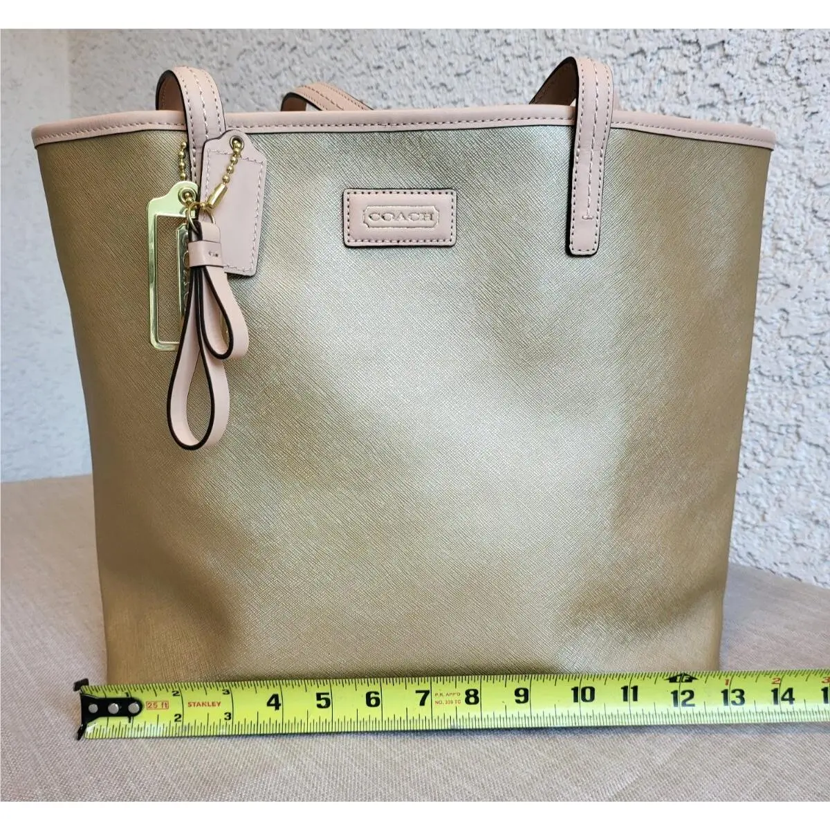 Park Metro Leather Tote F24341 Brass/gold F24341 by Coach