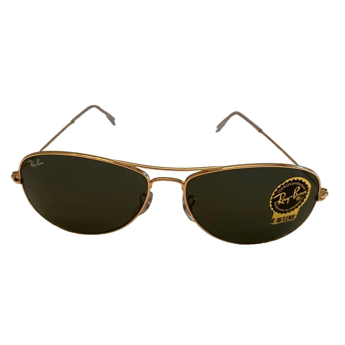 Ray-ban Cockpit RB 3362 004 59-14 Gunmetal Sunglasses G-15 Grey-green Lenses