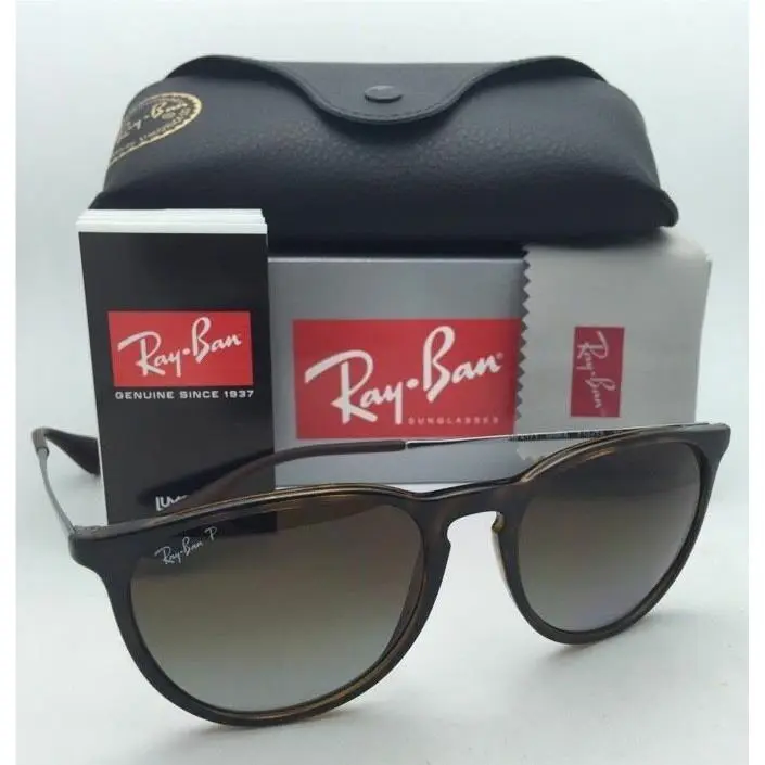 Polarized Ray-ban Sunglasses Erika RB 4171 710/T5 Havana Frames W/brown Gradient