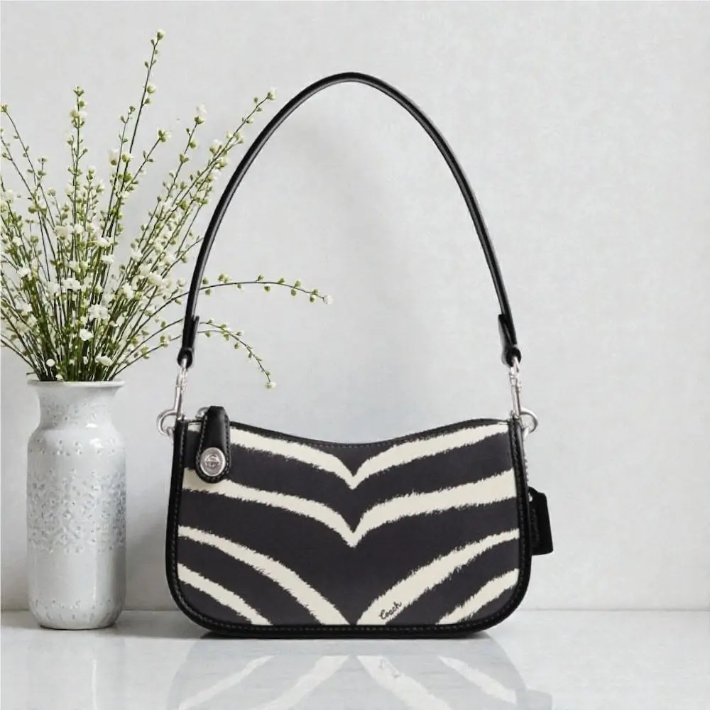 Swinger Bag 20 with Zebra Print CM514 by Coach