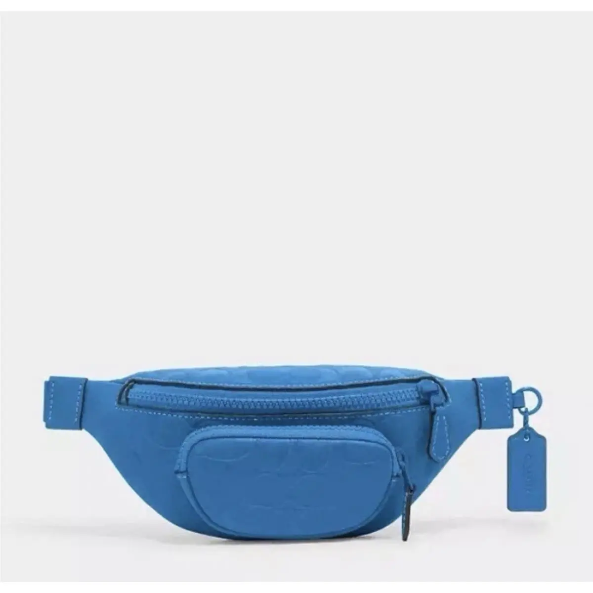 Coach Sprint Belt Bag 24 Leather Blue Jay CH073