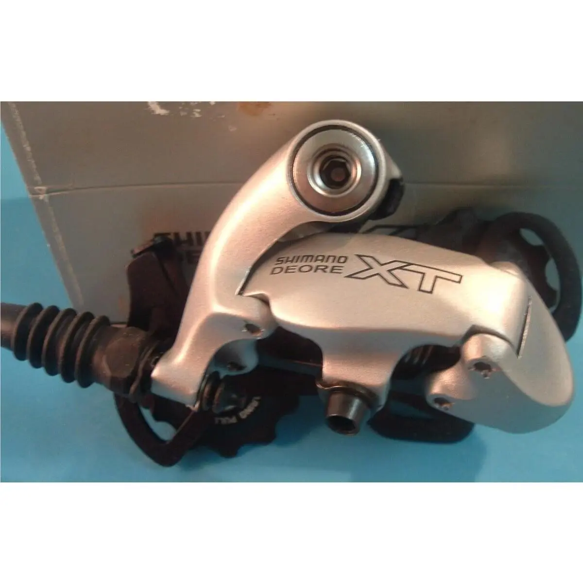 Shimano Deore XT RD-M750 Rear Mtb Derailleur -new / Nos 3x9-Speed-NIB- Gs- `99