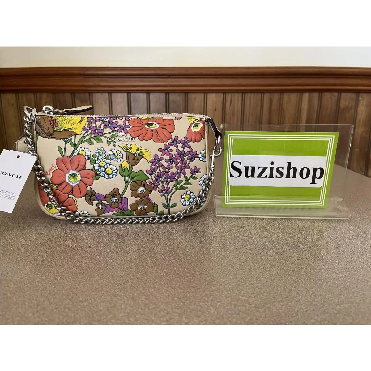 Coach Nolita 19 with Floral Print CR365