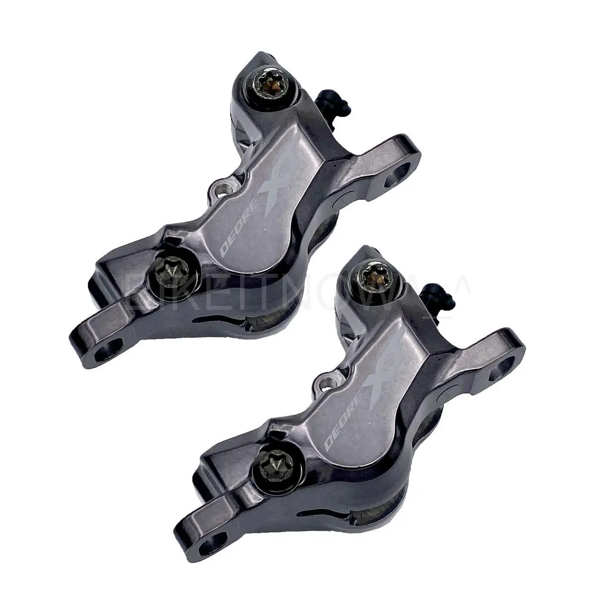 2x Shimano Deore XT BR-M8120 Post Mount 4-Piston Hydraulic Disc Brake Caliper