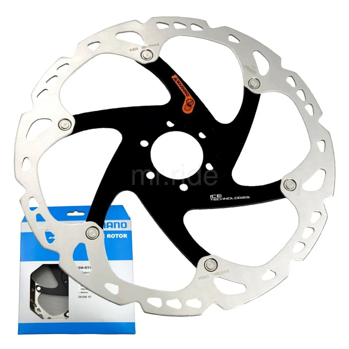 Shimano Deore XT SM-RT86 203mm Ice-tech Mtb Bicycle Bike Disc Brake Rotor
