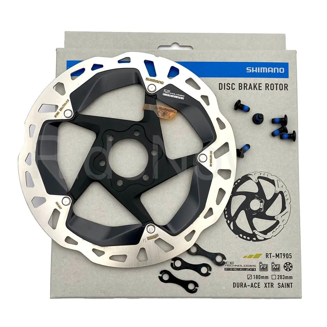 Shimano Xtr RT-MT905 180mm 6-Bolt Bike Disc Brake Rotor Ice Tech